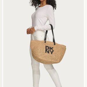 DKNY Paloma Woven Tote bag
